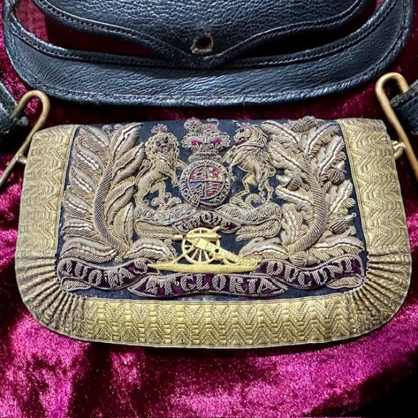 Armoury Antiques and Militaria Victorian Artillery Sabretache 2